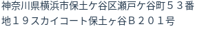 住所(登記所在地)