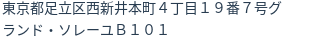 住所(登記所在地)