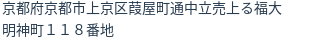 住所（登記所在地）