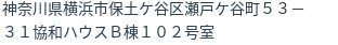 住所(登記所在地)