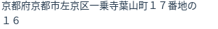 住所（登記所在地）