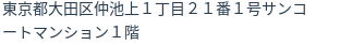 住所(登記所在地)