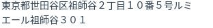 住所(登記所在地)