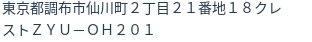 住所(登記所在地)