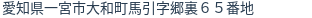 住所(登記所在地)