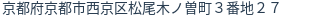 住所(登記所在地)