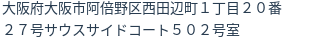 住所（登記所在地）