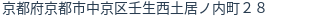 住所（登記所在地）