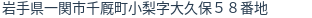 住所（登記所在地）