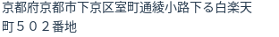 住所(登記所在地)