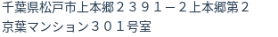 住所(登記所在地)