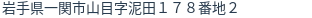 住所(登記所在地)