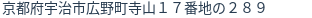 住所(登記所在地)