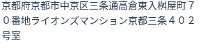 住所（登記所在地）