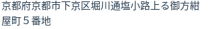 住所(登記所在地)