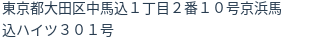 住所(登記所在地)