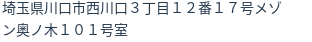 住所(登記所在地)