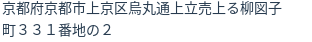 住所（登記所在地）