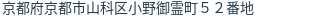住所(登記所在地)