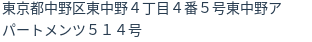 住所(登記所在地)