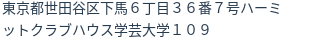 住所(登記所在地)