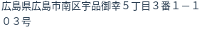 住所(登記所在地)