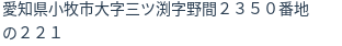 住所（登記所在地）