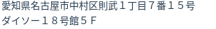 住所（登記所在地）