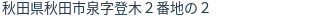 住所(登記所在地)