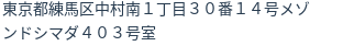 住所(登記所在地)