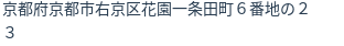 住所（登記所在地）