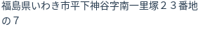 住所（登記所在地）