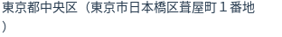 住所（登記所在地）