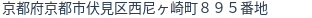 住所(登記所在地)