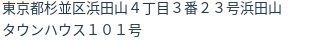 住所（登記所在地）