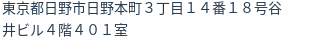 住所(登記所在地)