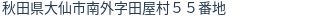 住所（登記所在地）