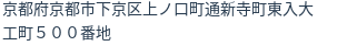 住所（登記所在地）