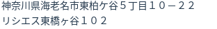 住所（登記所在地）