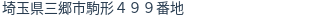 住所(登記所在地)