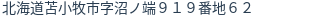 住所(登記所在地)