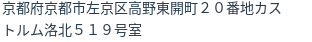 住所(登記所在地)