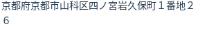 住所（登記所在地）
