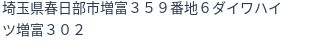 住所(登記所在地)