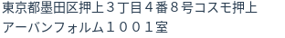 住所（登記所在地）