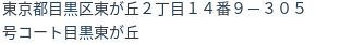 住所(登記所在地)