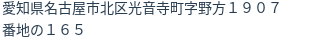 住所(登記所在地)