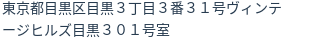 住所（登記所在地）