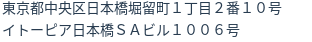 住所（登記所在地）