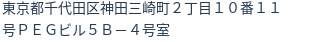 住所（登記所在地）